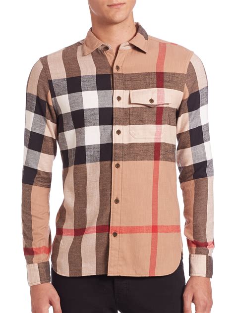 burberry camisa|Burberry shirt sale men's.